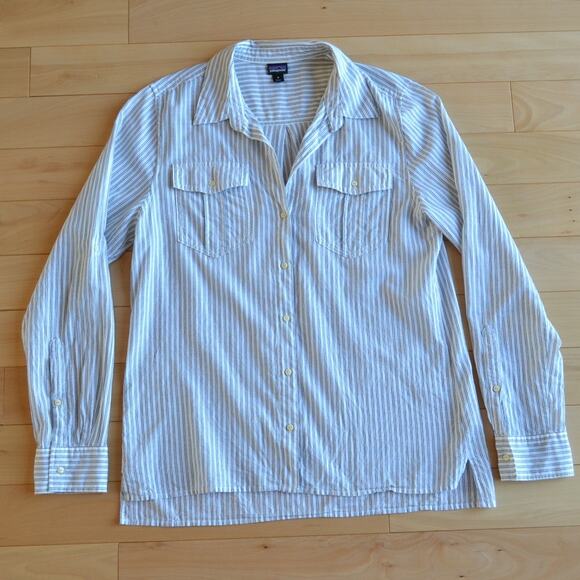 Patagonia Tops - Patagonia Button Down Shirt Size M Stripes